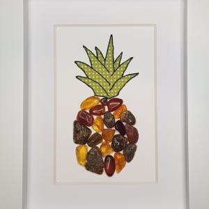 Amber Pineapple - Framed