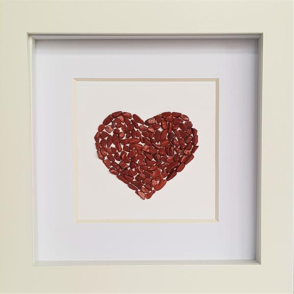 Red Natural Stone Art