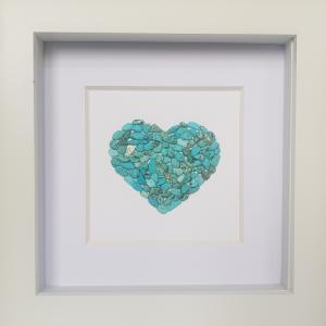 Turquoise Natural Stone Heart