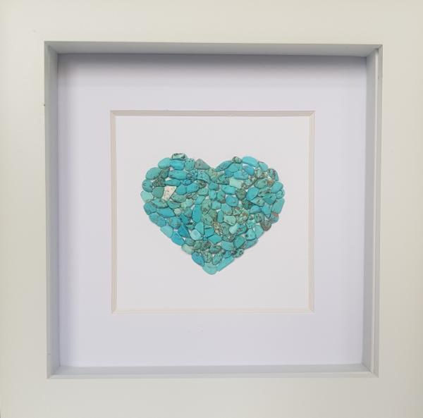 Turquoise Natural Stone Heart