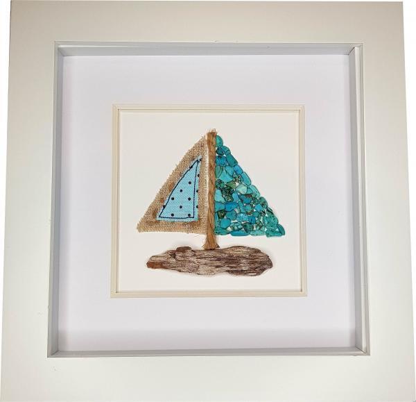 Sailboat - Natural Stone Art